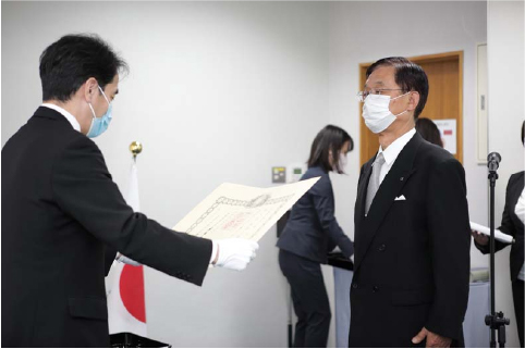叙勲伝達式の様子3